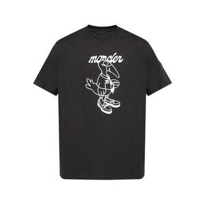 Moncler Black T-Shirts & Vests - T-Shirts Men